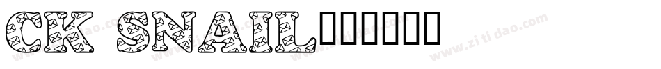 CK Snail字体转换